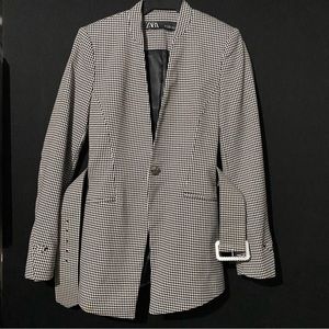 Hounds tooth Zara blazer